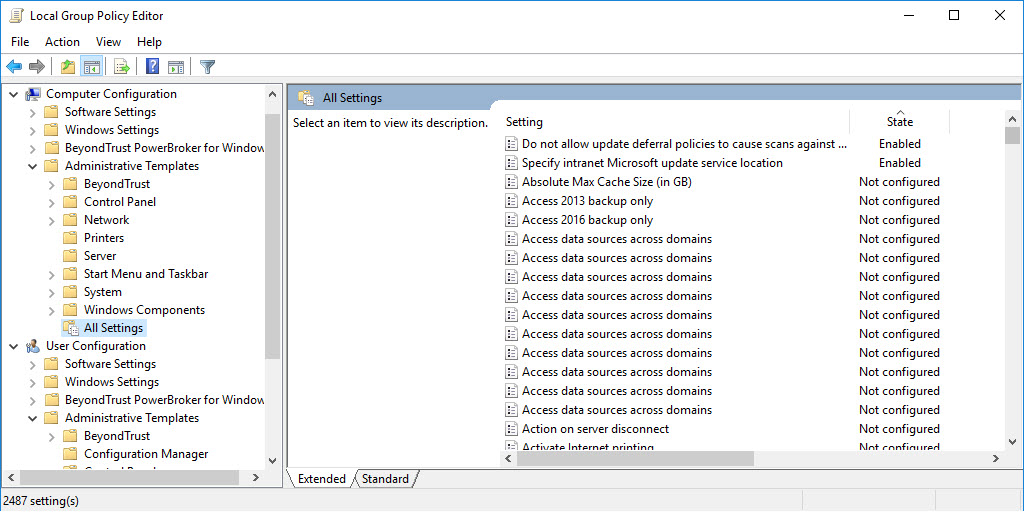 Clearing Local Group Policies during an Windows 7 to 10 In-Place